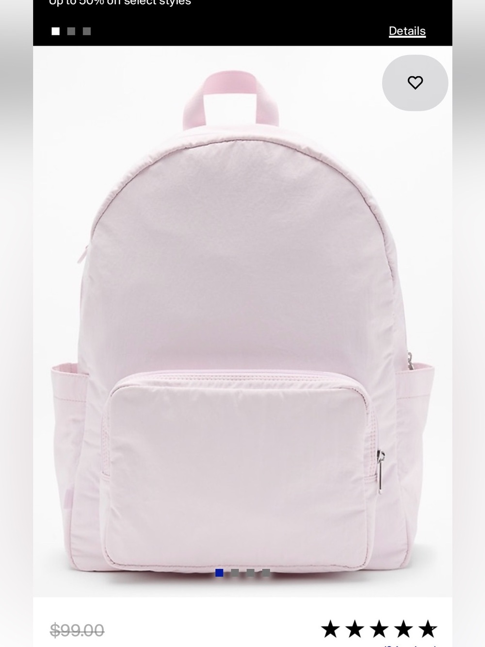 Athleta backpack NWT
